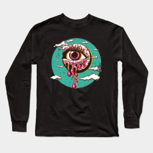 All Cried Out Psychedelic Art Long Sleeve T-Shirt